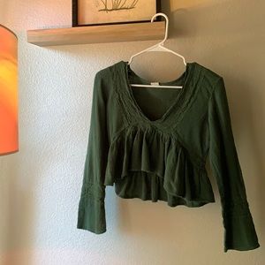 Pacsun Green Blouse